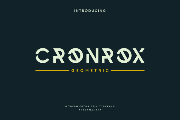 Cronrox: The Modern Typeface for Bold Brand Identity