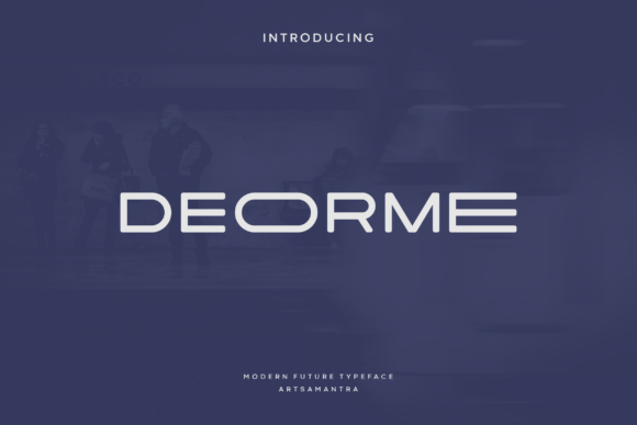 Deorme: A Dynamic All-Caps Display Font for Bold Branding