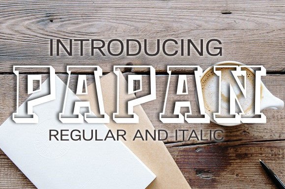 Elevate Your Brand with the Papan 3D Font