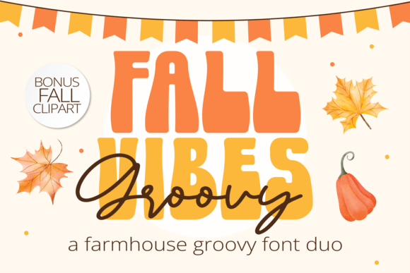 Embracing the Retro Aesthetic with Fall Vibes Typography