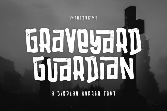 Graveyard Guardian: A Cute Horror Display Font for Modern Brands