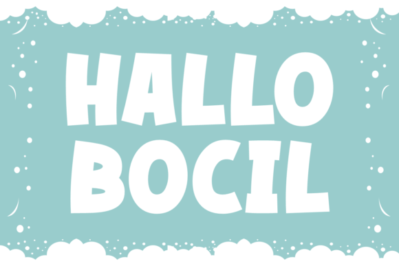 Hallo Bocil: A Playful Bold Font for Fun Designs