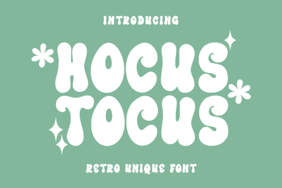 Hocus Tocus: A Retro Font for Playful Design
