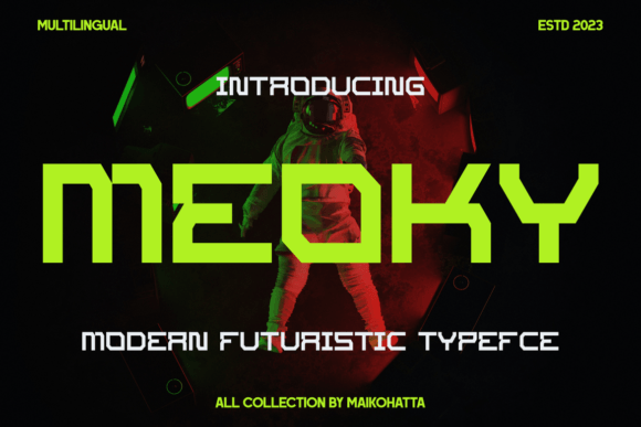 Moeky: The Modern Futuristic Typeface for Your Next Big Project