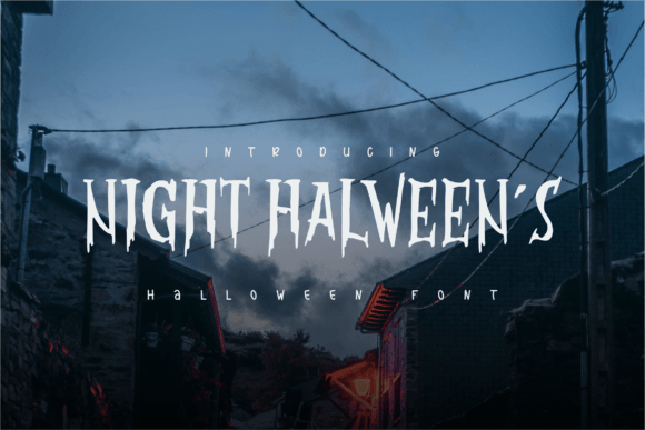 Night Halween s: Crafting Unique Typography for Modern Halloween Events