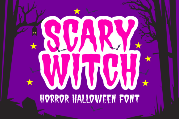 Scary Witch: The Bold Font for Spine-Chilling Designs