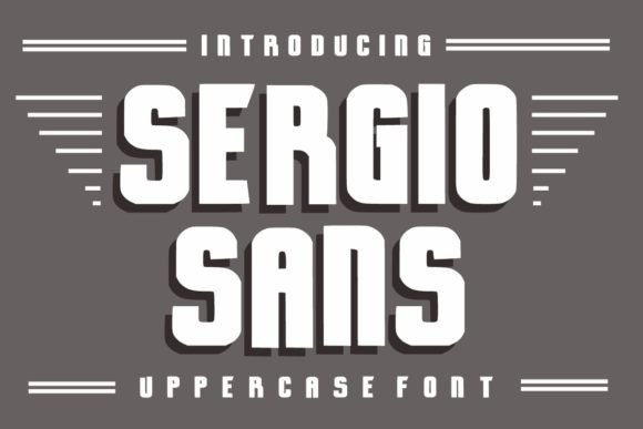 Sergio Sans: The Bold Display Font Defining Modern Visual Authority