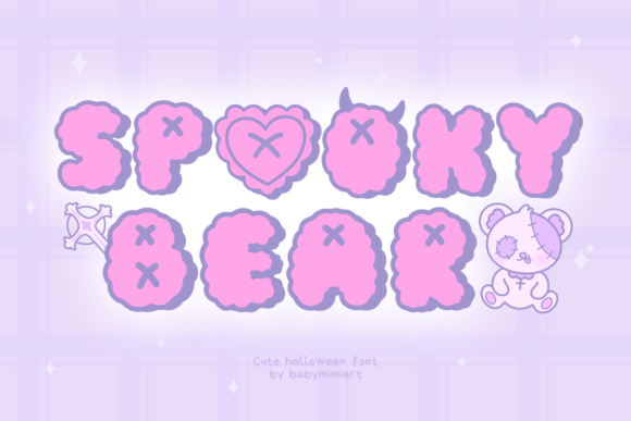 Spooky Bear: Cute Halloween Typography